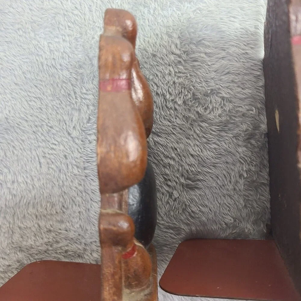 Vintage  10 Pin Alley Bowling‎ Bookends Collectable Antique